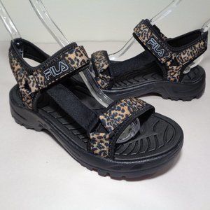 Fila Size 11 M ANDROS Leopard New Sport Sandals